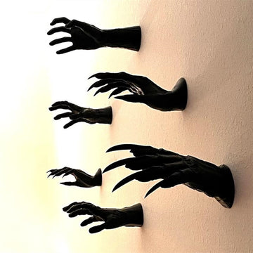Creepy Reaching Hands Wall Decor From Addams Family Spooky Scary Wall Decoration Holiday Party Costume Prop